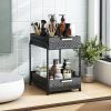 2-piece set; 2-layer storage under sink; farmhouse counter; suitable for storage under kitchen cabinets; suitable for bathroom sliding basket storage