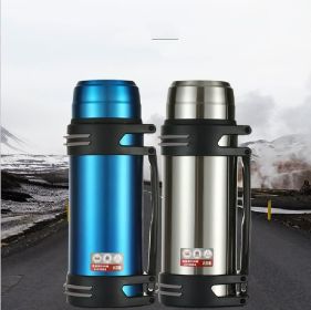 1.2l High Capacity Travel Pot Stainless Steel Outdoor Sports Bottle Portable Thermos Cup (Capacity: 2.0 L, Color: True Color)