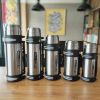 1.2l High Capacity Travel Pot Stainless Steel Outdoor Sports Bottle Portable Thermos Cup