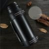 1.2l High Capacity Travel Pot Stainless Steel Outdoor Sports Bottle Portable Thermos Cup